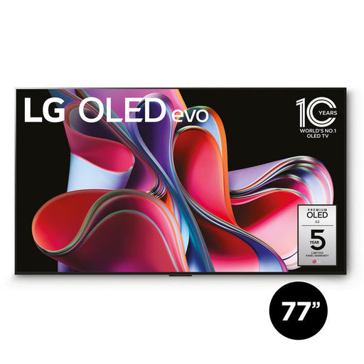 LG OLED77G3PUA | 77" 4K OLED Evo Smart TV - Gallery Edition - G3 Series - HDR Cinema - IA a9 Gen.6 4K Processor - Black-Sonxplus St-Georges