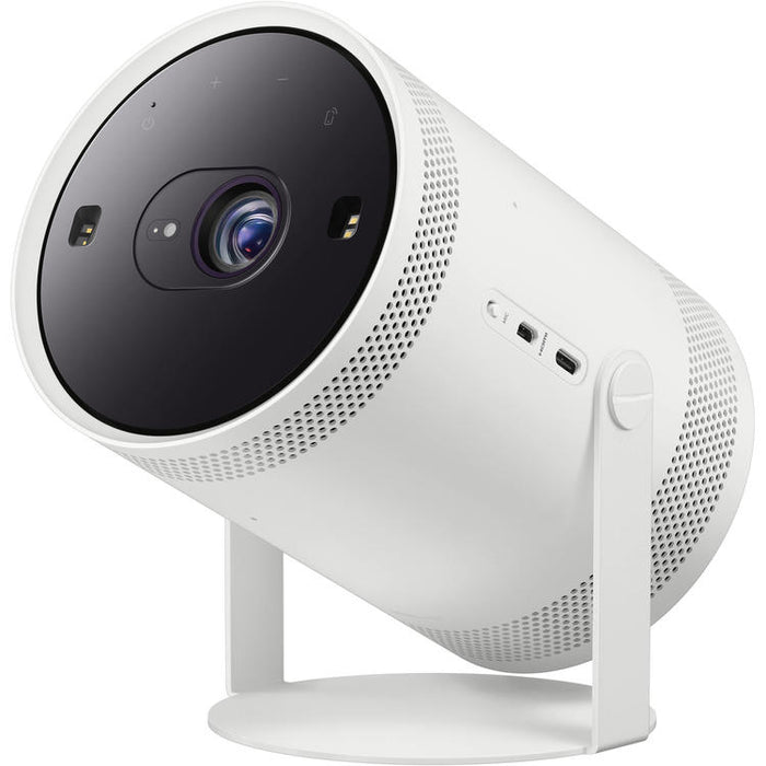 Samsung SP-LFF3CLAXXZC | Portable projector - The Freestyle 2nd Gen. - Compact - Full HD - 360 degree sound - White-Sonxplus St-Georges