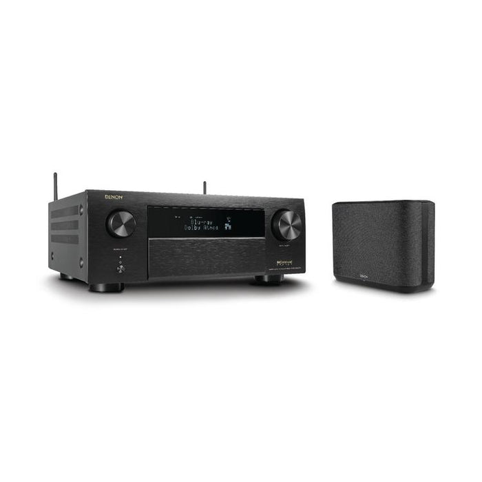 Denon AVRX4800H & HOME250 | 9.4 channel AV receiver and wireless speaker - 8K - Auro 3D - Home theater - HEOS - Black-Sonxplus St-Georges