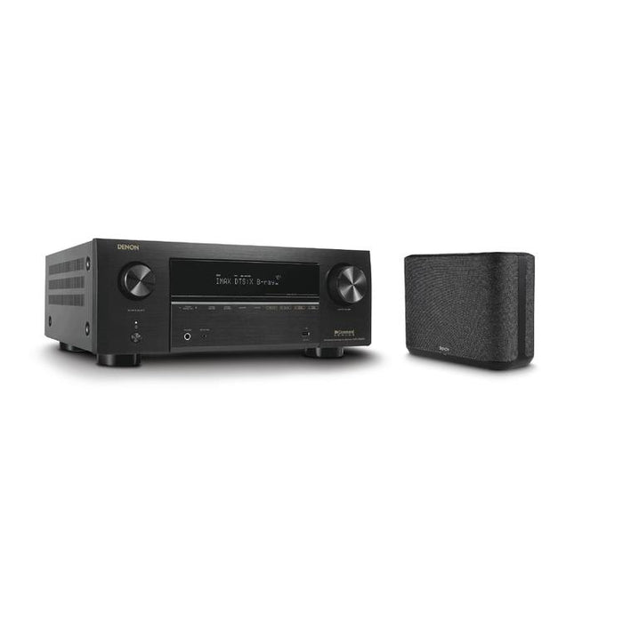 Denon AVRX3800H & HOME250 | 9-channel AV receiver and wireless speaker - Home theater - Auro 3D - 8K - HEOS - Black-Sonxplus St-Georges