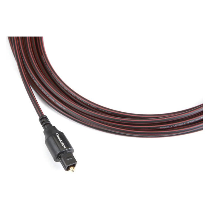 Audioquest Cinnamon | Toslink Optical Cable - High Purity Low Dispersion Fiber - 1.5 Meters-Sonxplus St-Georges