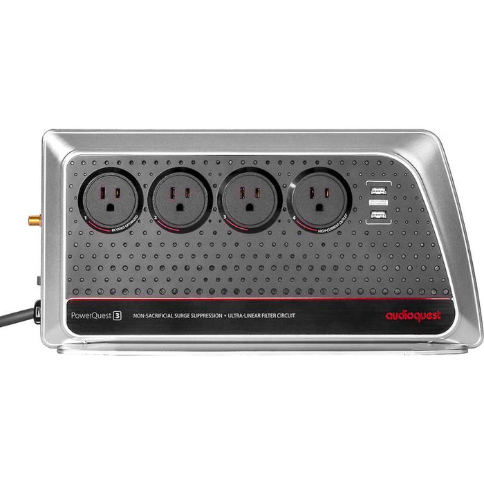 Audioquest PQ3 | Surge protector - 8 outlets-Sonxplus St-Georges