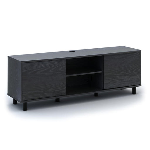 Sonora S20V65N | TV stand - 65" wide - 2 cabinets - Black-Sonxplus St-Georges