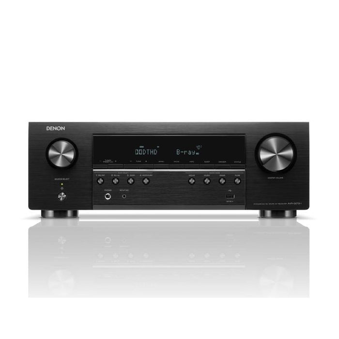 DENON AVRS670H | 5.2 Channel Home Theater AV Receiver - HDMI 8K - Integrated Heos - Bluetooth - Wi-Fi - Black-Sonxplus St-Georges