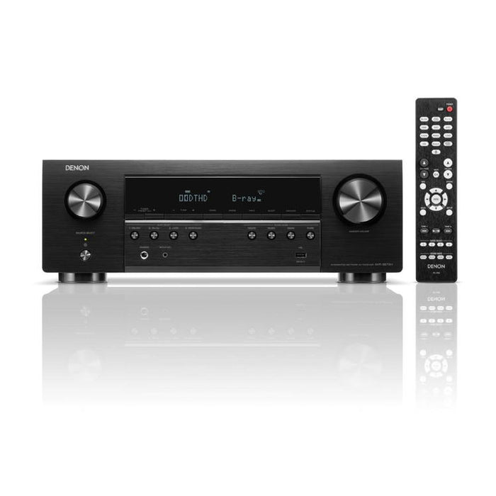 DENON AVRS670H | 5.2 Channel Home Theater AV Receiver - HDMI 8K - Integrated Heos - Bluetooth - Wi-Fi - Black-Sonxplus St-Georges