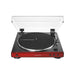 Audio-Technica AT-LP60X-RD | Stereo Turntable - Belt Drive - Fully Automatic - Rouge-Sonxplus St-Georges