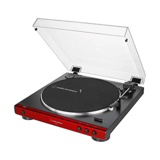 Audio-Technica AT-LP60X-RD | Stereo Turntable - Belt Drive - Fully Automatic - Rouge-Sonxplus St-Georges