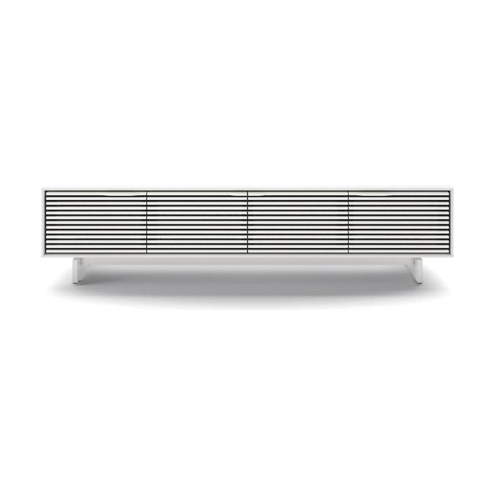 BDI BDIAL7473MESW | Multimedia cabinet - Louvered doors - Blanc Satin-Sonxplus St-Georges