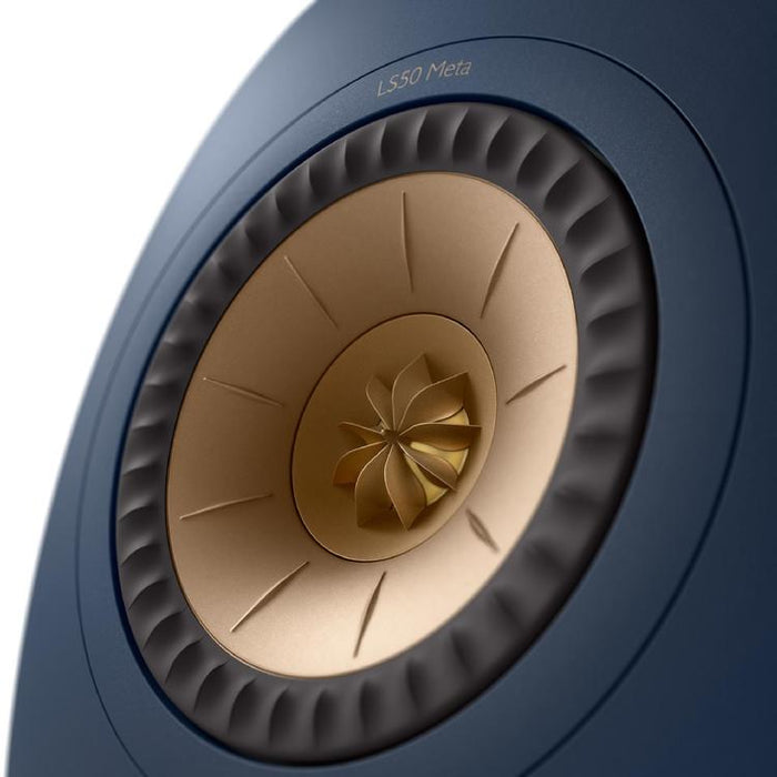 KEF LS50 META | Uni-Q 12th Generation HiFi Speakers - Bass reflex 2-way - Metamaterial absorption technology - Royal Blue - Pair-Sonxplus St-Georges