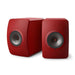 KEF LS50 WIRELESS II | Wireless HiFi Speakers - Metamaterial Absorption - Crimson Red - Pair-Sonxplus St-Georges