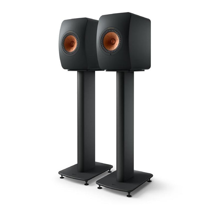 KEF S2 | Floorstanding Speakers - Carbon Black - Pair-Sonxplus St-Georges