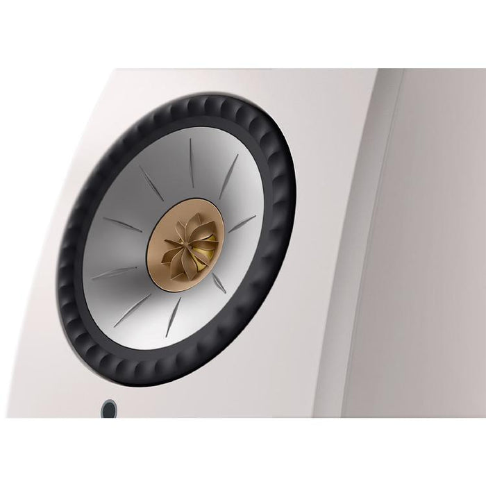 KEF LSX II | Wireless HiFi Speakers - Compact & Versatile - Mineral White - Pair-Sonxplus St-Georges