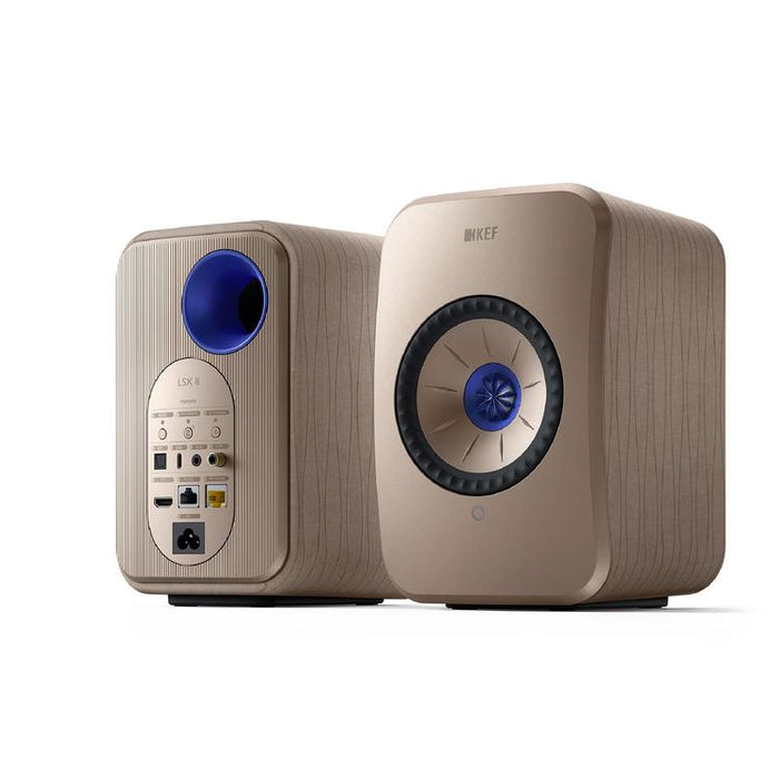 KEF LSX II | Wireless HiFi Speakers - Compact & Versatile - SoundWave Edition - Pair-Sonxplus St-Georges