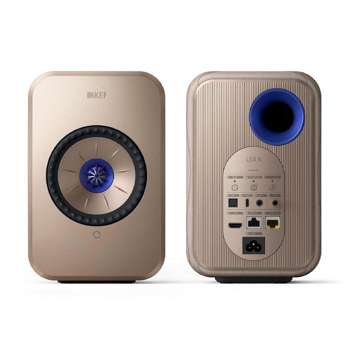 KEF LSX II | Wireless HiFi Speakers - Compact & Versatile - SoundWave Edition - Pair-Sonxplus St-Georges