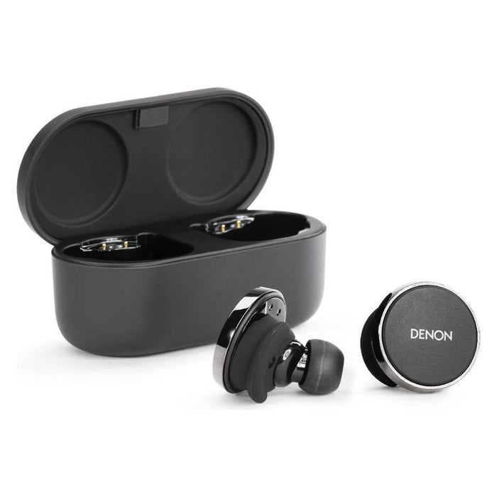 Denon PERL PRO | In-Ear Headphones - Wireless - Bluetooth - Masimo Adaptive Acoustic Technology - Black-Sonxplus St-Georges