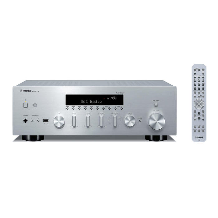 Yamaha R-N600A | Network/Stereo Receiver - MusicCast - Bluetooth - Wi-Fi - AirPlay 2 - Silver-Sonxplus St-Georges