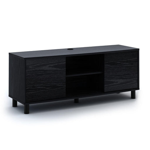 Sonora S20V55N | TV Stand - 55" wide - 2 Cabinets - Black-Sonxplus St-Georges