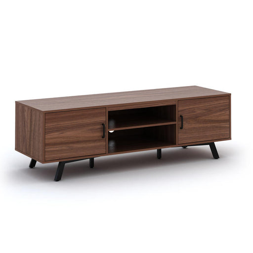 Sonora S40V65MB | TV Stand - 2 Cabinets - 65" wide - Medium Brown-Sonxplus St-Georges