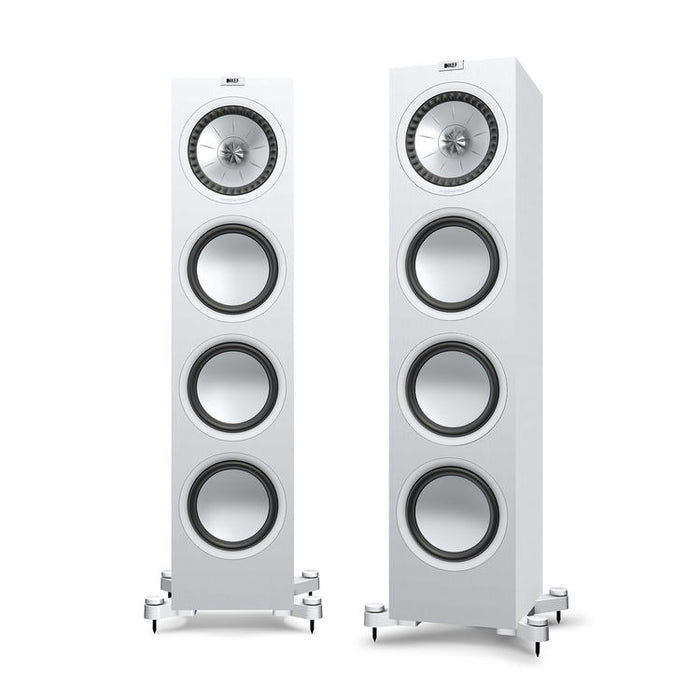 KEF Q950 | Floorstanding Speakers - 2.5-Way - Hi-Fi - Satin White - Pair-Sonxplus St-Georges