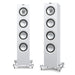 KEF Q550 | Floorstanding Speakers - 2.5-Way - Hi-Fi - Satin White - Pair-Sonxplus St-Georges