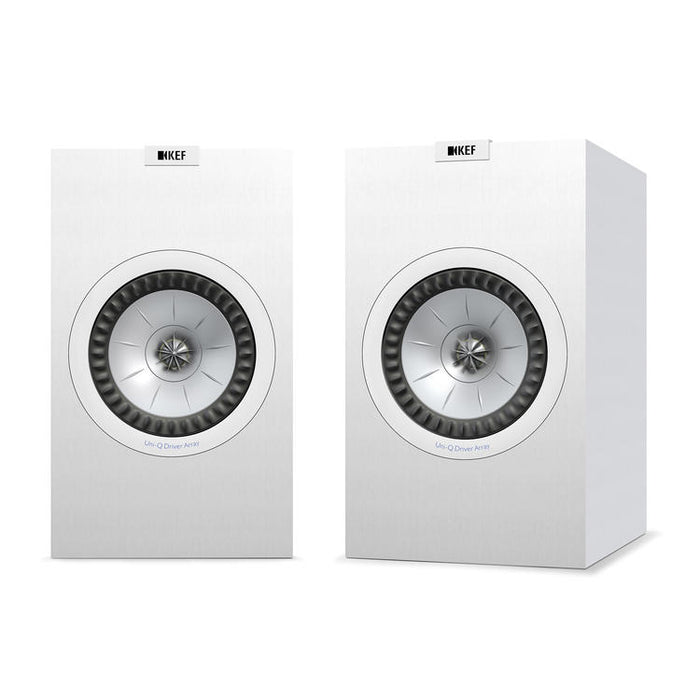 KEF Q350 | Bookshelf Speakers - 2-Way - Hi-Fi - Satin White - Pair-Sonxplus St-Georges