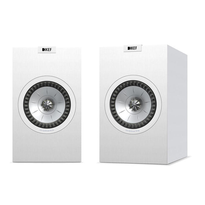 KEF Q150 | Bookshelf Speakers - 2-Way - Hi-Fi - Satin White - Pair-Sonxplus St-Georges