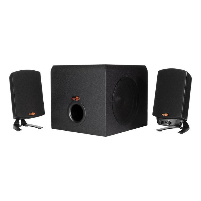 Klipsch PROMEDIA21 | 2.1 computer speakers - Subwoofer - Black - Démo-Sonxplus St-Georges