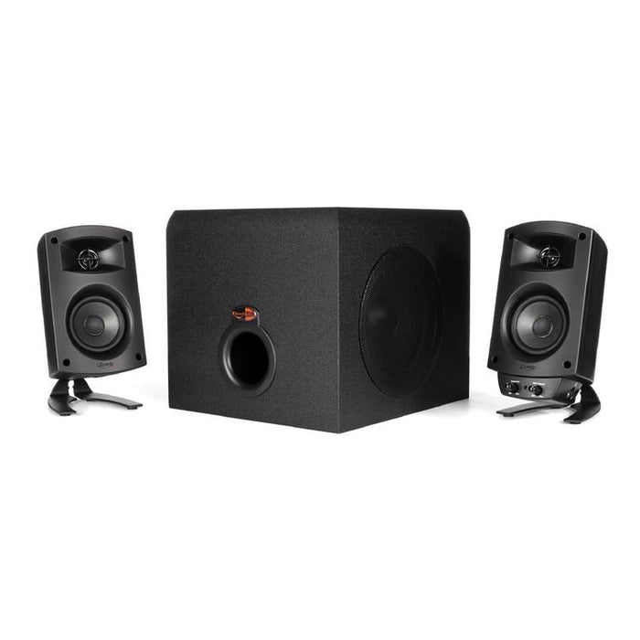 Klipsch PROMEDIA21 | 2.1 computer speakers - Subwoofer - Black - Démo-Sonxplus St-Georges