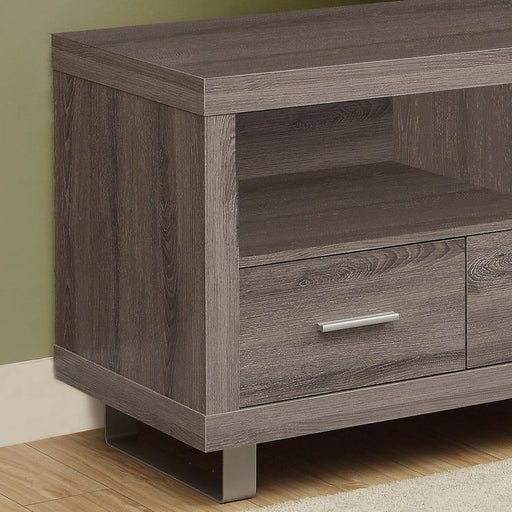 Monarch Specialties I 3250 | TV stand - 48" - 3 Drawers - Dark taupe-Sonxplus St-Georges