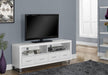 Monarch Specialties I2518 | TV stand - 60" - 4 Drawers - White-Sonxplus St-Georges