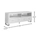 Monarch Specialties I2518 | TV stand - 60" - 4 Drawers - White-Sonxplus St-Georges