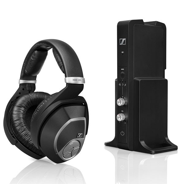 Sennheiser RS195 | Around-ear wireless TV headphones - Black-Sonxplus St-Georges