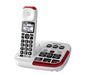 Panasonic KX-TGM470W | Cordless phone - 1 handset - Answering machine - Amplified 2X - White-Sonxplus St-Georges