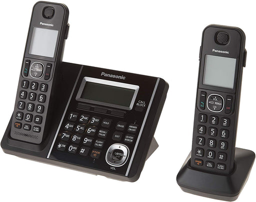 Panasonic KX-TGF342B | Cordless phone - 2 handsets - Answering machine - Black-Sonxplus St-Georges