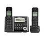 Panasonic KX-TGF342B | Cordless phone - 2 handsets - Answering machine - Black-Sonxplus St-Georges