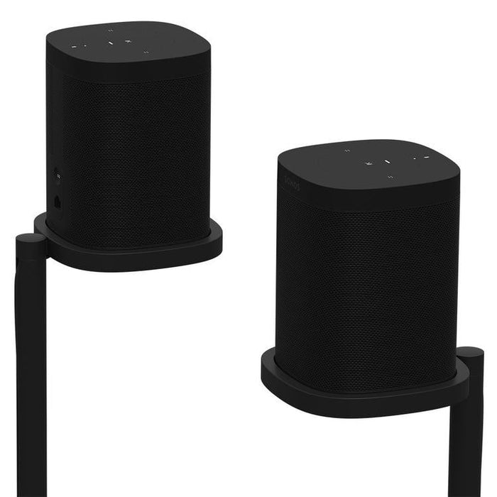 Sonos SS1FSWW1BLK | Stand for Sonos One and One SL Speakers - Black - Pair-Sonxplus St-Georges