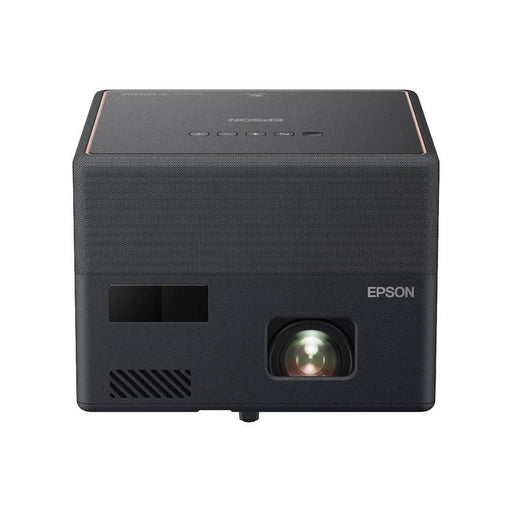 Epson EpiqVision Mini EF12 | Portable Laser Projector - Wi-fi - 3LCD - 150-inch screen - 16:9 - 4K - HDR FHD - Audiophile sound - Android TV - Black-Sonxplus St-Georges